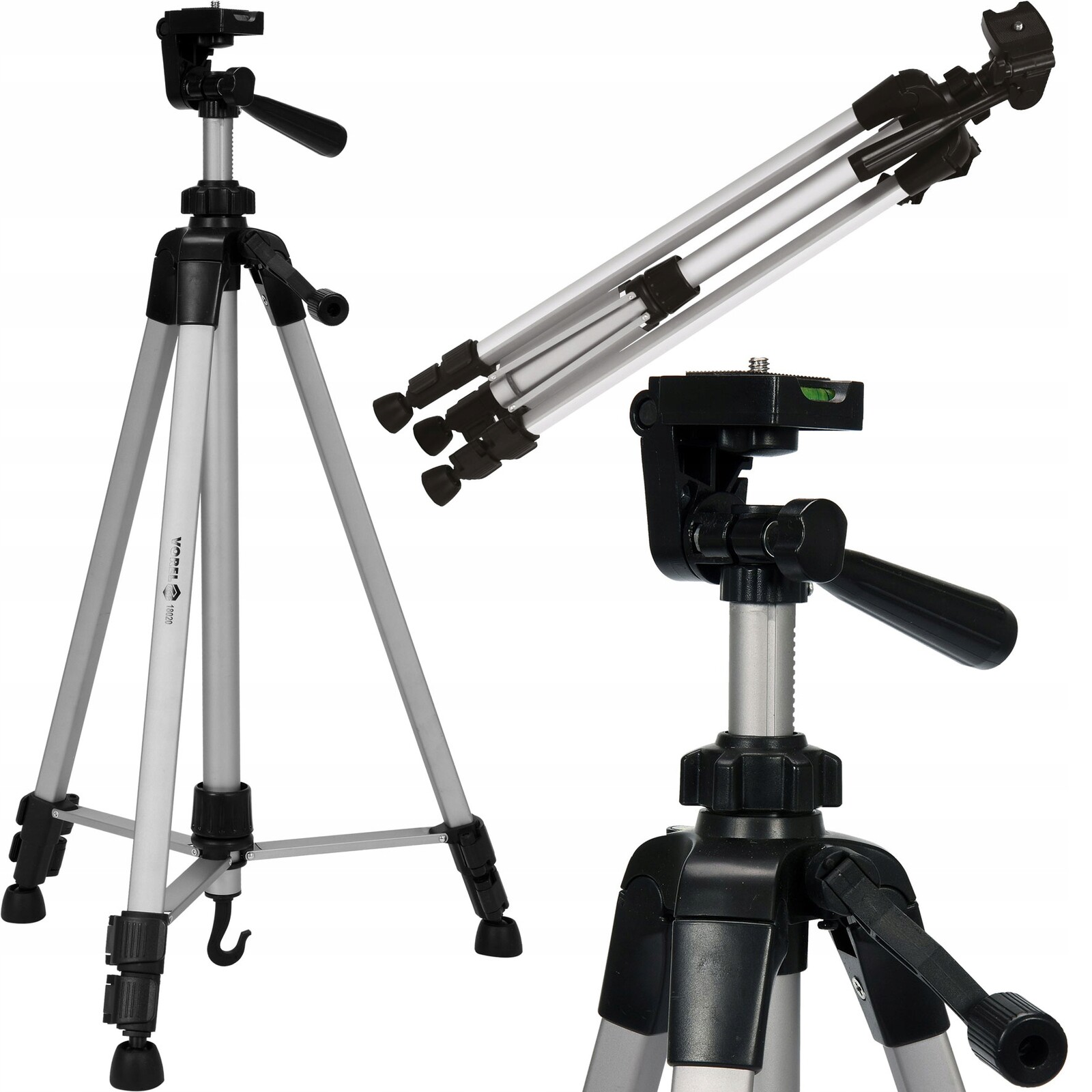 2 x Stativ Tripod Kamery Fotoaparátu Regulace 0,5 1,5 m