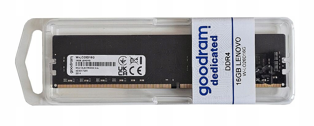 Počítačová Paměť Goodram 16GB PC4-2666 Non-ecc Udimm Pro Lenovo W-LO26D16G