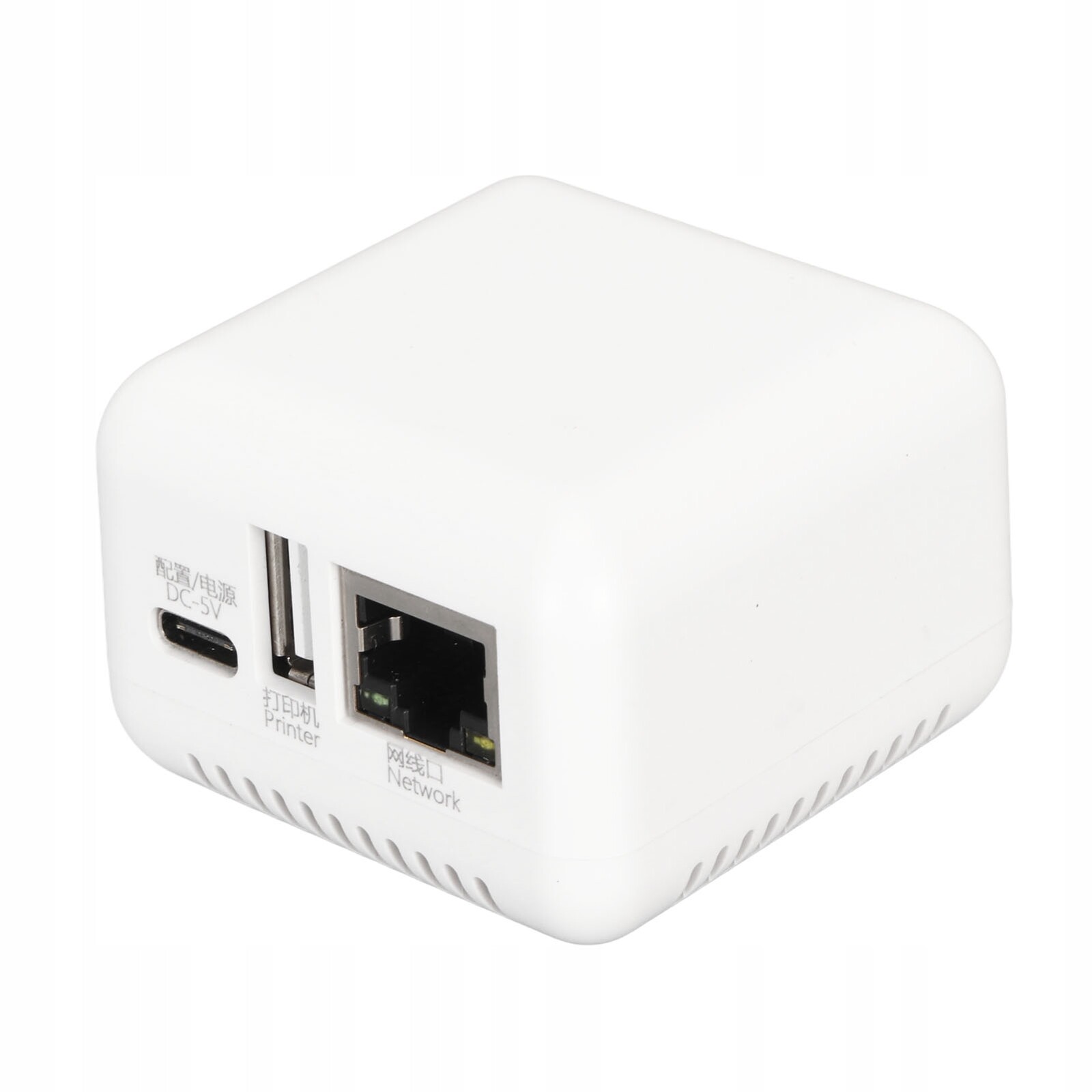 Tiskový Server S Konektorem Usb 2.0 Print Server 100-240 V Bílý
