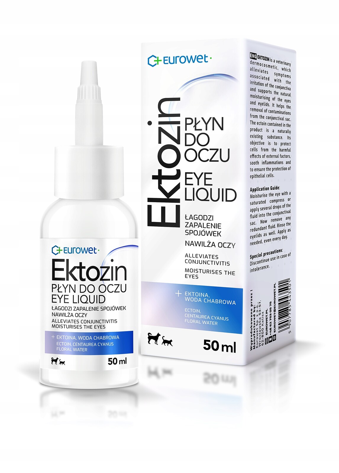 Ektozin tekutina na zánět spojivky Eurowet 50 ml