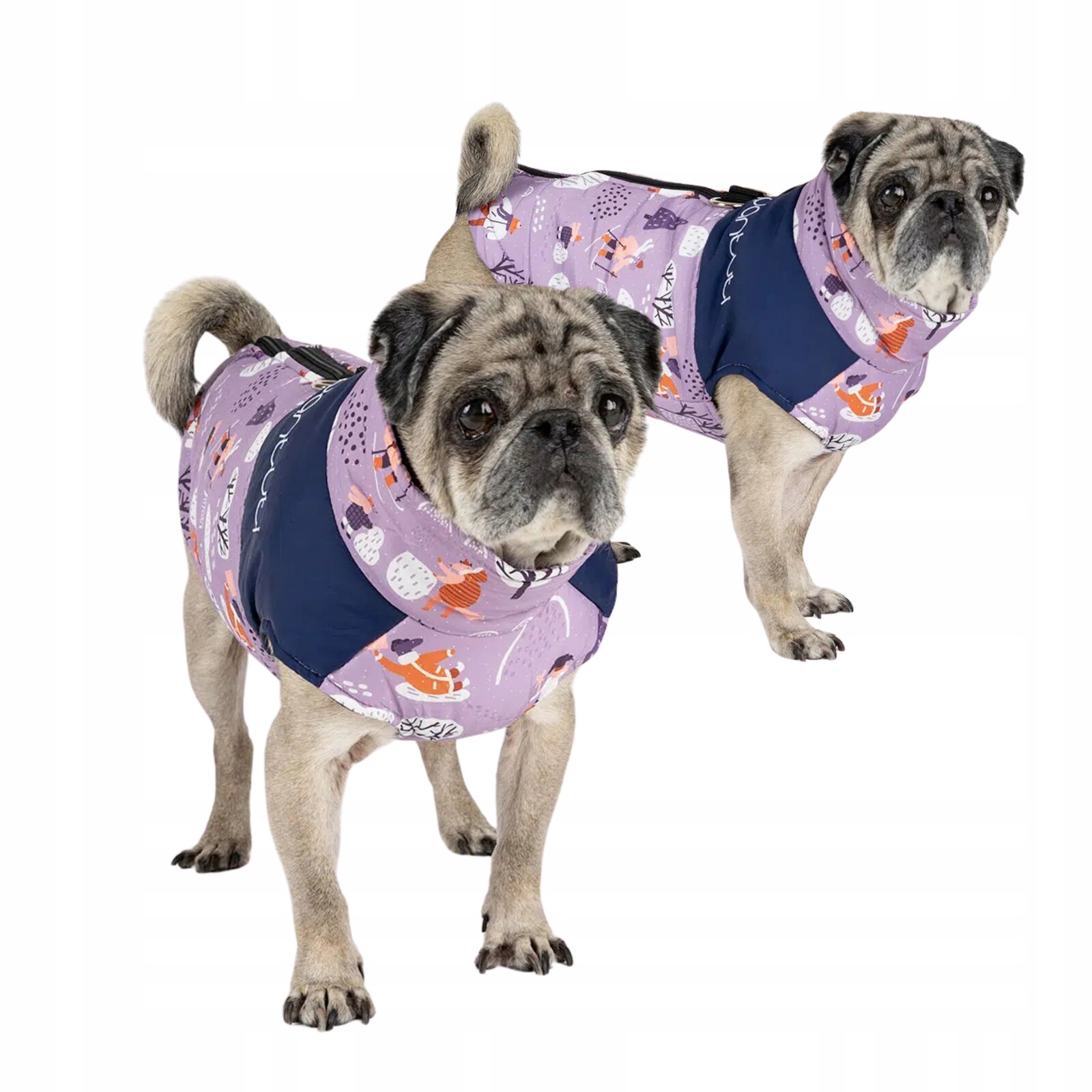 Bunda pro psa se zapínáním na zádech v zimě Zipper Nody 3XL