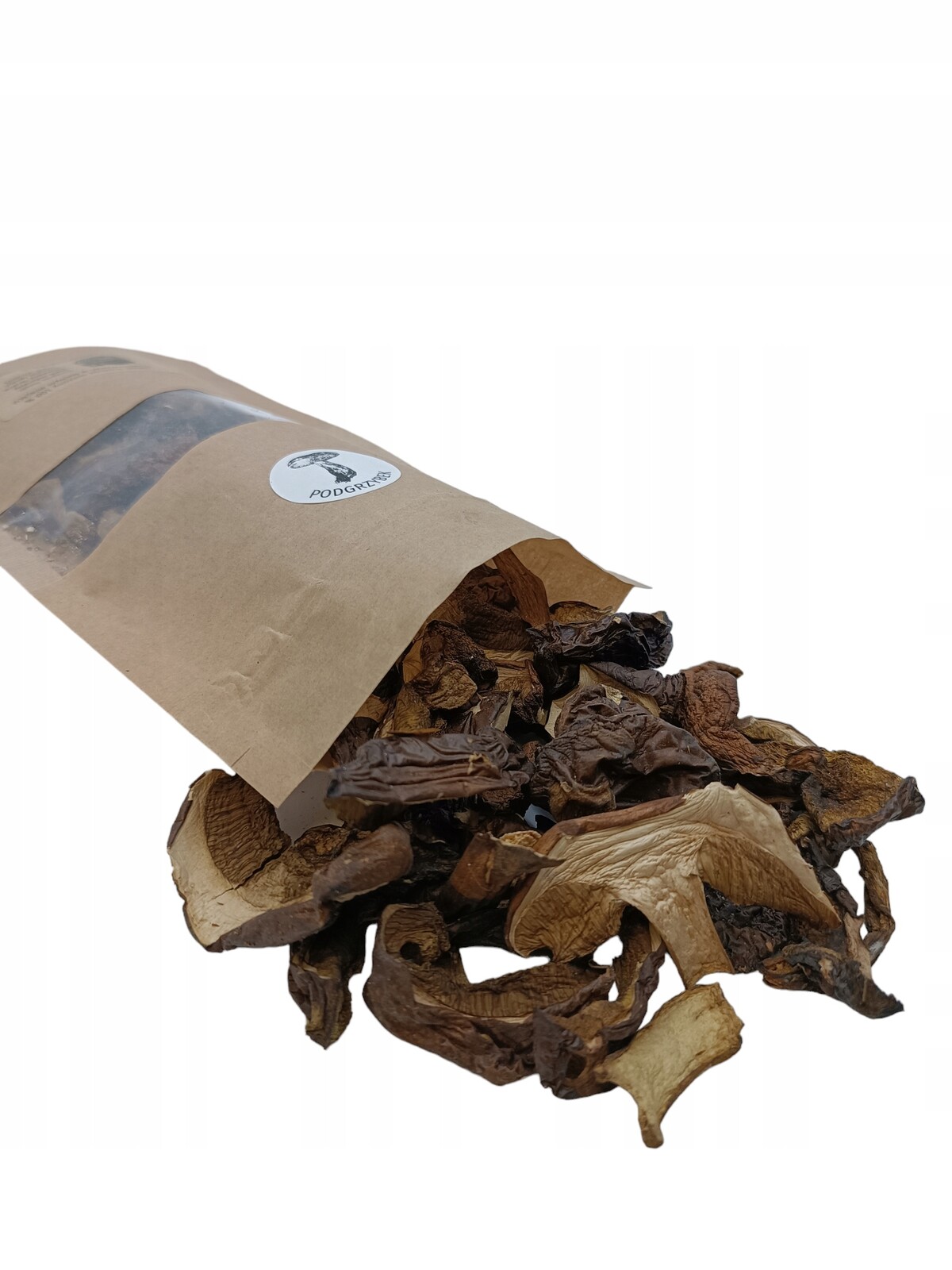 Hnědý sušený podhoubí krájený 100 g Podlaskie (lat. Imleria badia)