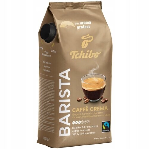 Tchibo Barista Arabica Caffe Crema Káva zrna 1 kg