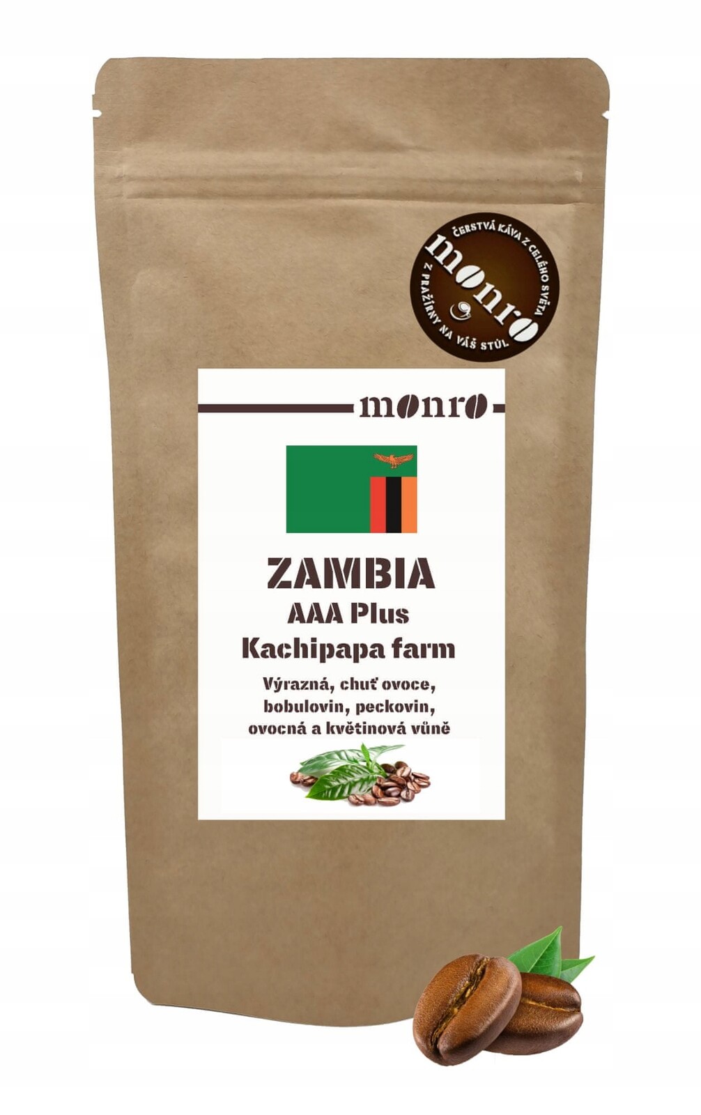 Zambia Kachipapa farm káva 100% Arabika 500 g