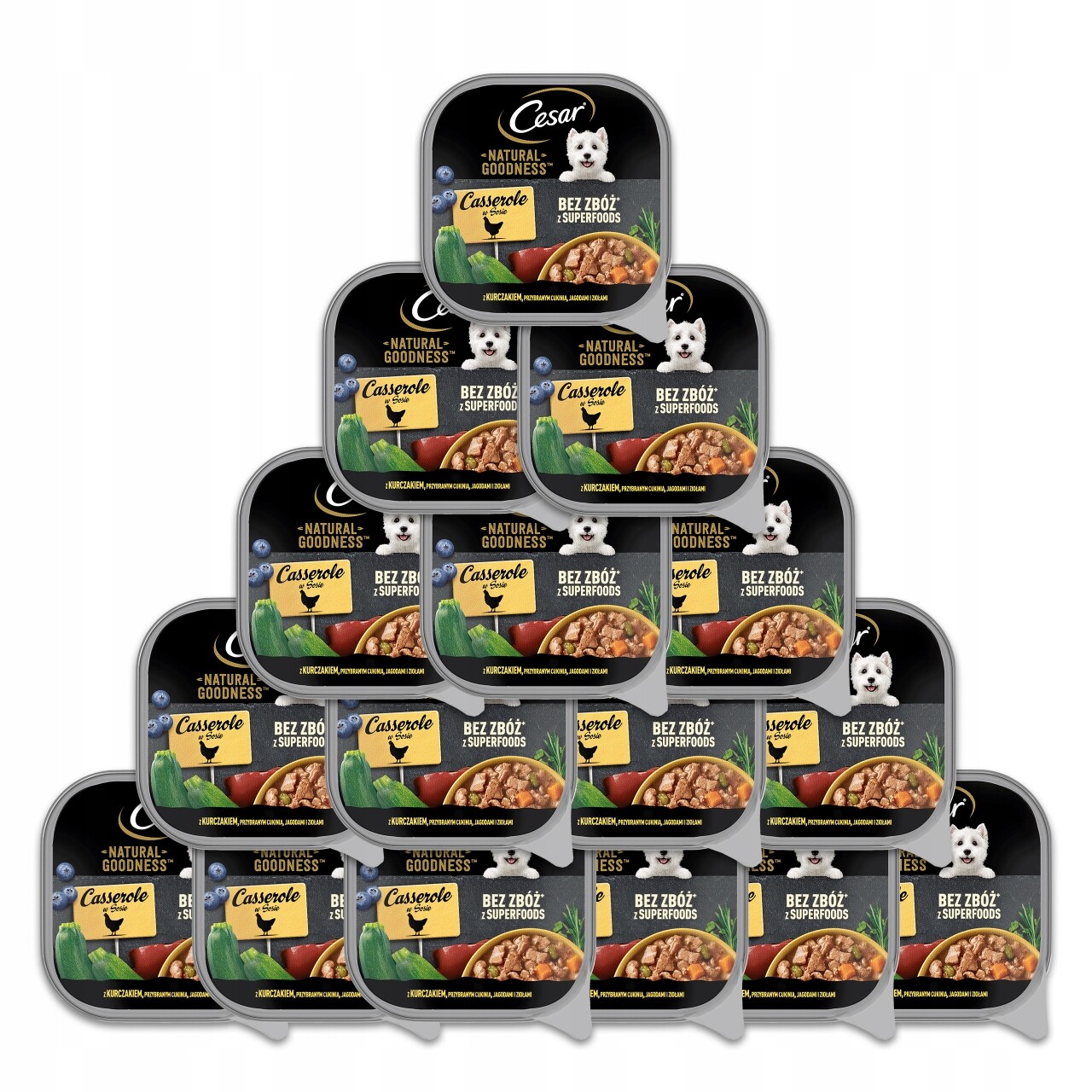 Cesar kompletní vlhké krmivo pro dospělé psy s kuřecím masem 16x100 g