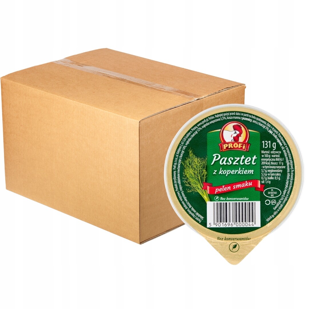 Profi paštika s koprem 131 g x 24 kusů