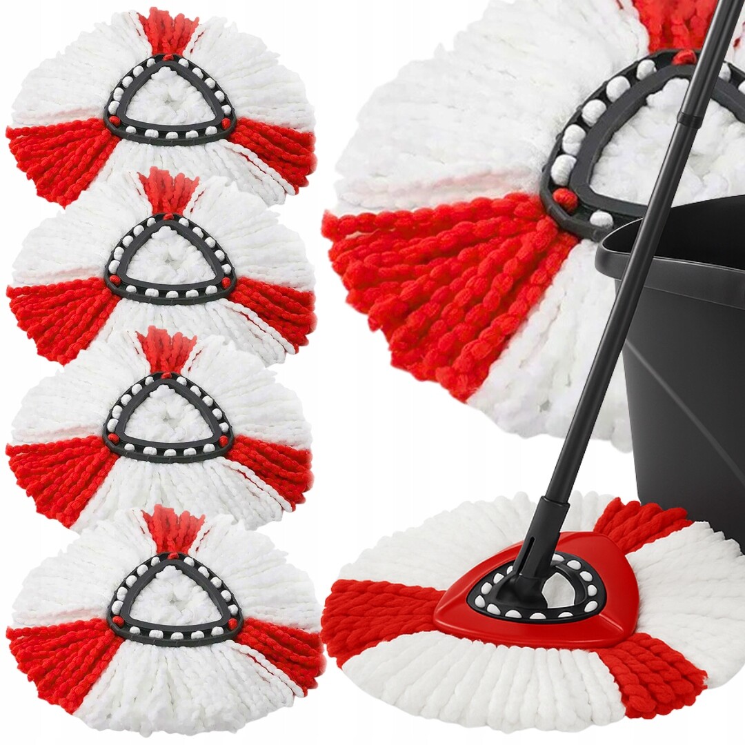 2 x 6 x Vložka Do Mopu Rotační Vložky Do Mopů Turbo Absorpční Náhrada VIL