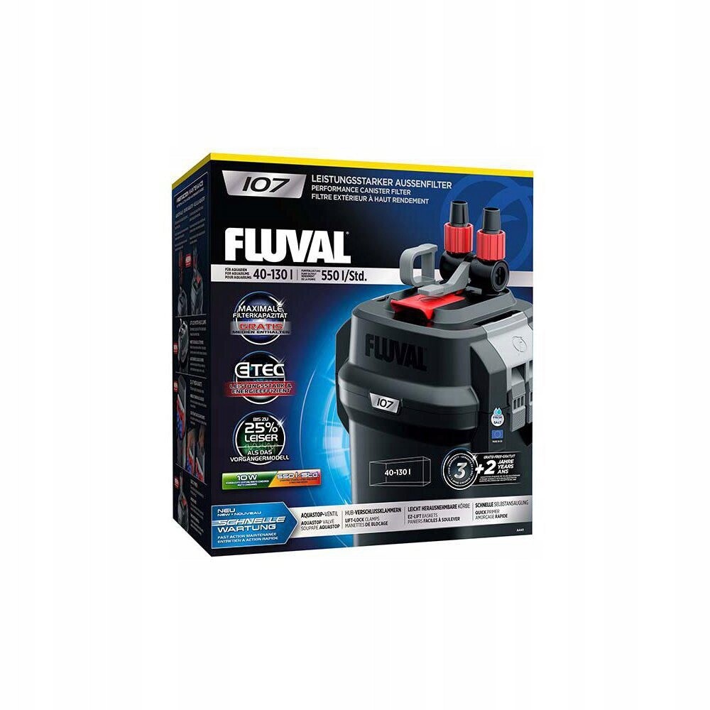 Fluval Kanistrový Filtr 107 550L/H (126.4107)
