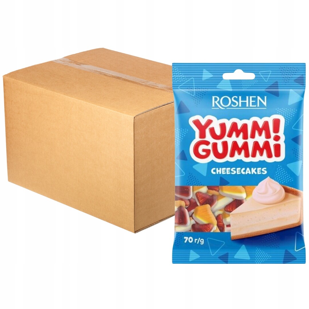 Roshen Yummi Gummi cheesecaky 70 g x 22 kusů