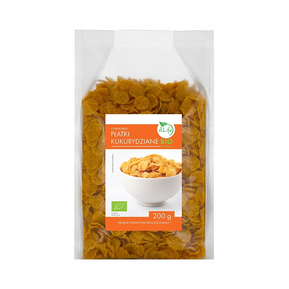 Ekologické kukuřičné vločky Bio 200 g Sada: 8 ks