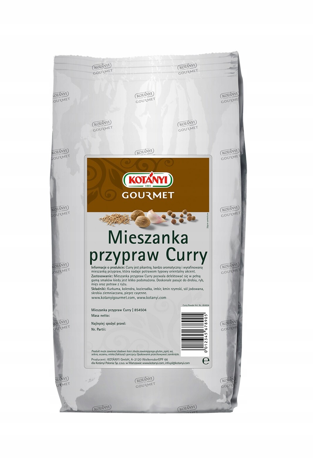 Koření kari Kotanyi 1 kg