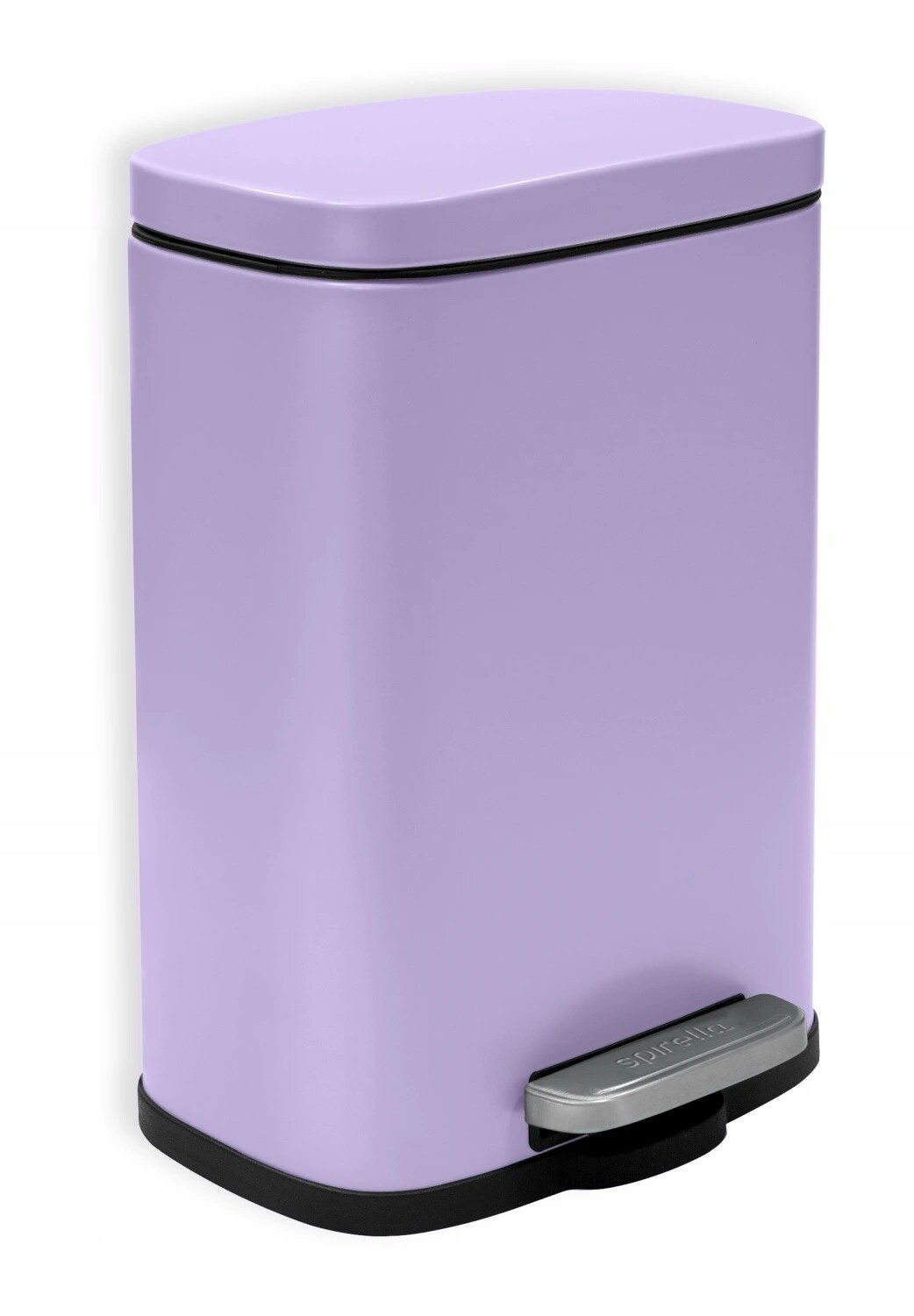 Spirella pedálový odpadkový koš Akira, matná fialová ocel, 5 L