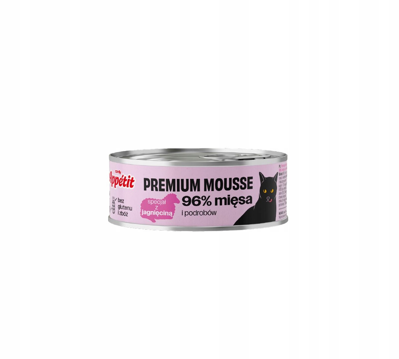 Comfy Appetit Premium Mousse Mokré krmivo pro kočky Adult Jehněčí 24x85 g