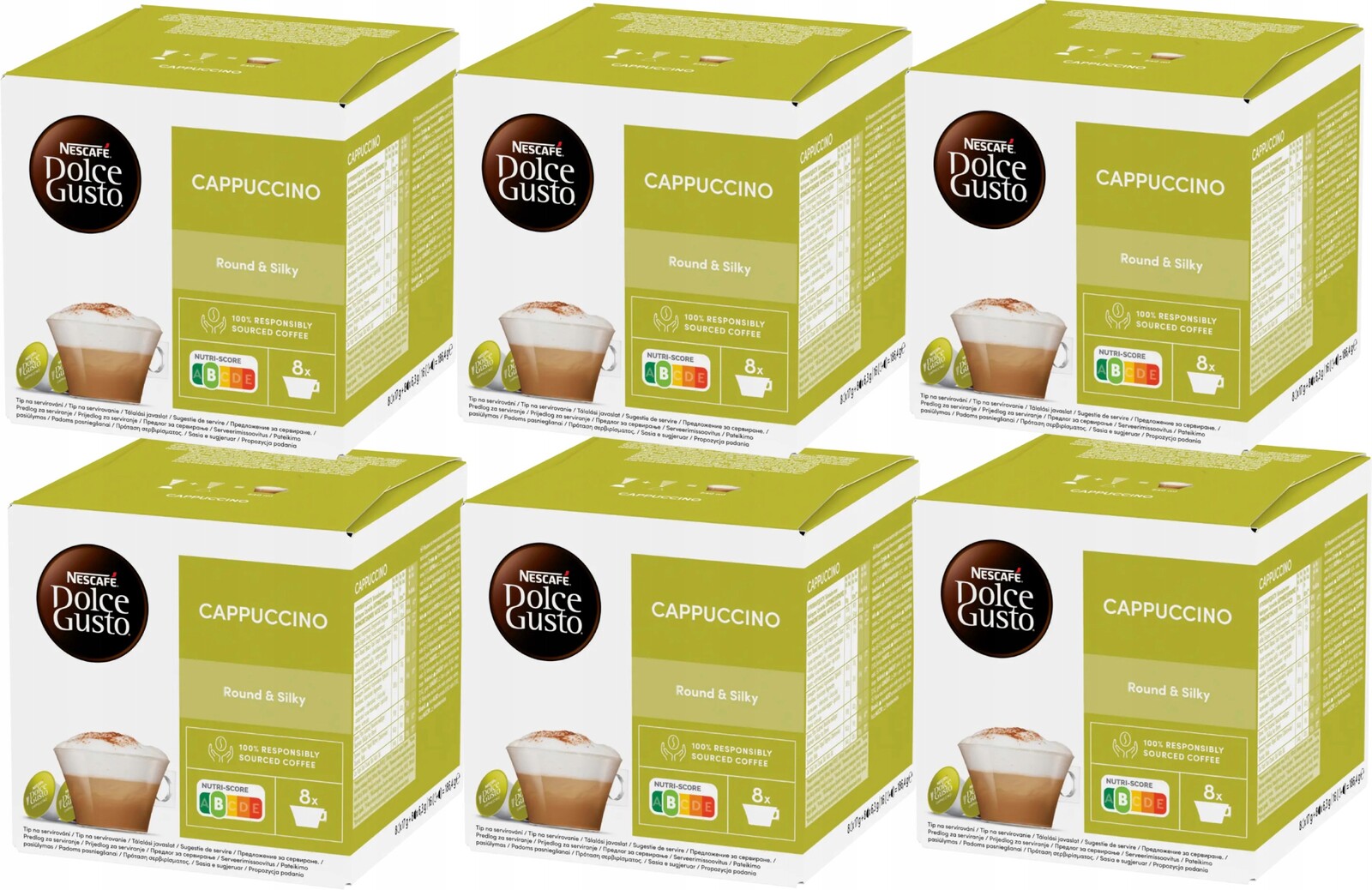 Kapsle Nescafe Dolce Gusto Cappuccino 6x16 kusů