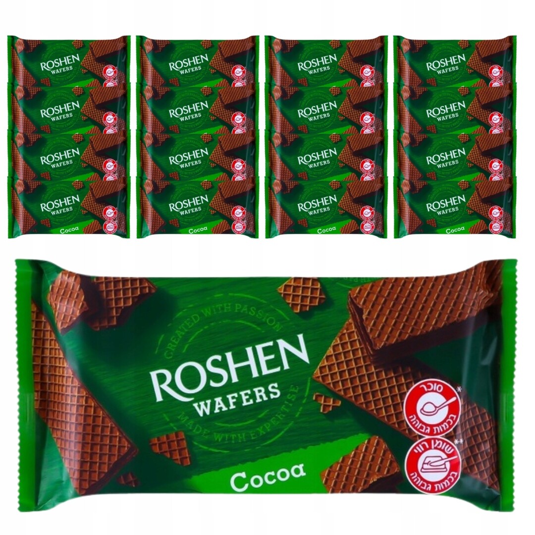 Roshen Wafers Oplatek s kakaovou příchutí 216g x 16 kusů