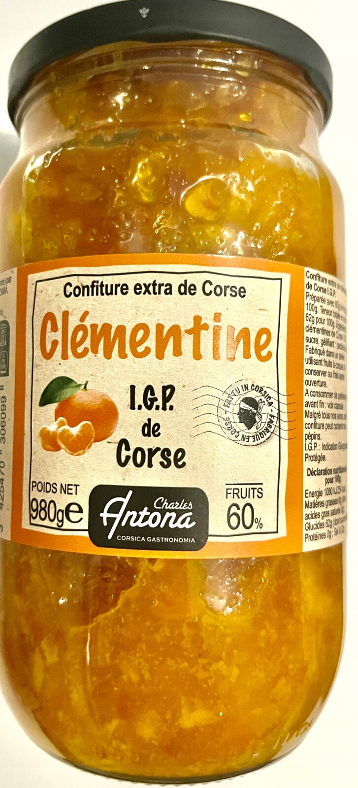 Charles Antona Zavařenina z Klementinek Korsika Francie 980 g