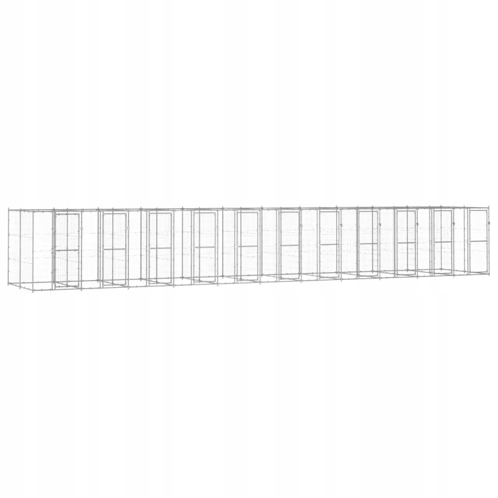 Venkovní psí Kotec , pozinkovaná ocel , 26,62 m²