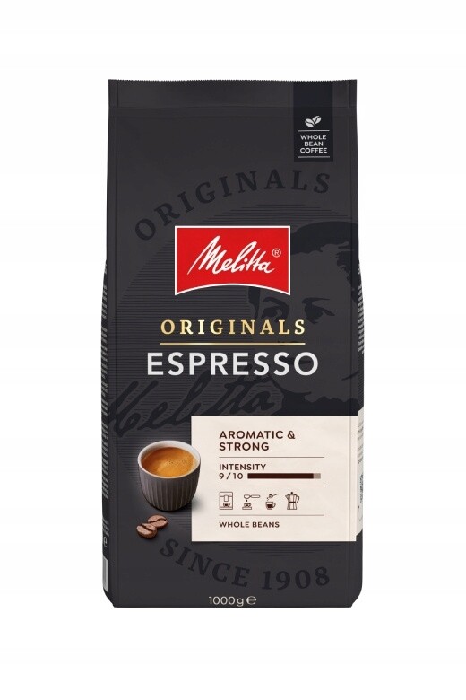 Melitta Originals Espresso 1kg intenzivní Káva