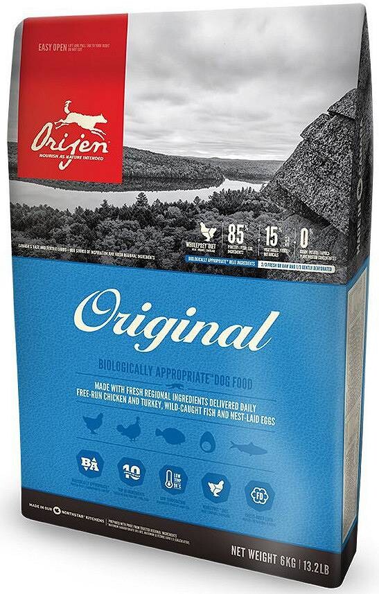 Orijen krmivo suché mix chutí 6 kg