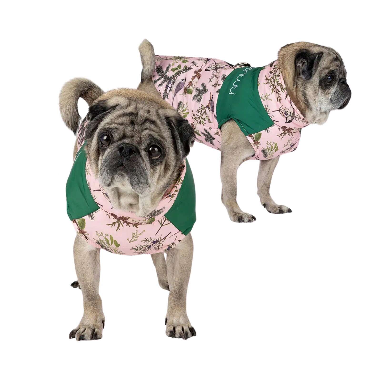 Bunda pro psa se zapínáním na hřbetě na ptáčky Zipper Tisi S