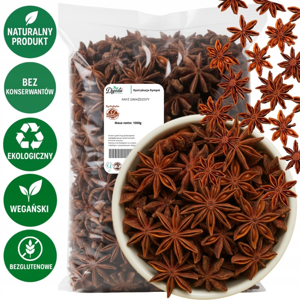 Anýz Hvězdičky Aromatický Anýz Hvězdicový Voňavý Přírodní Premium 1 kg