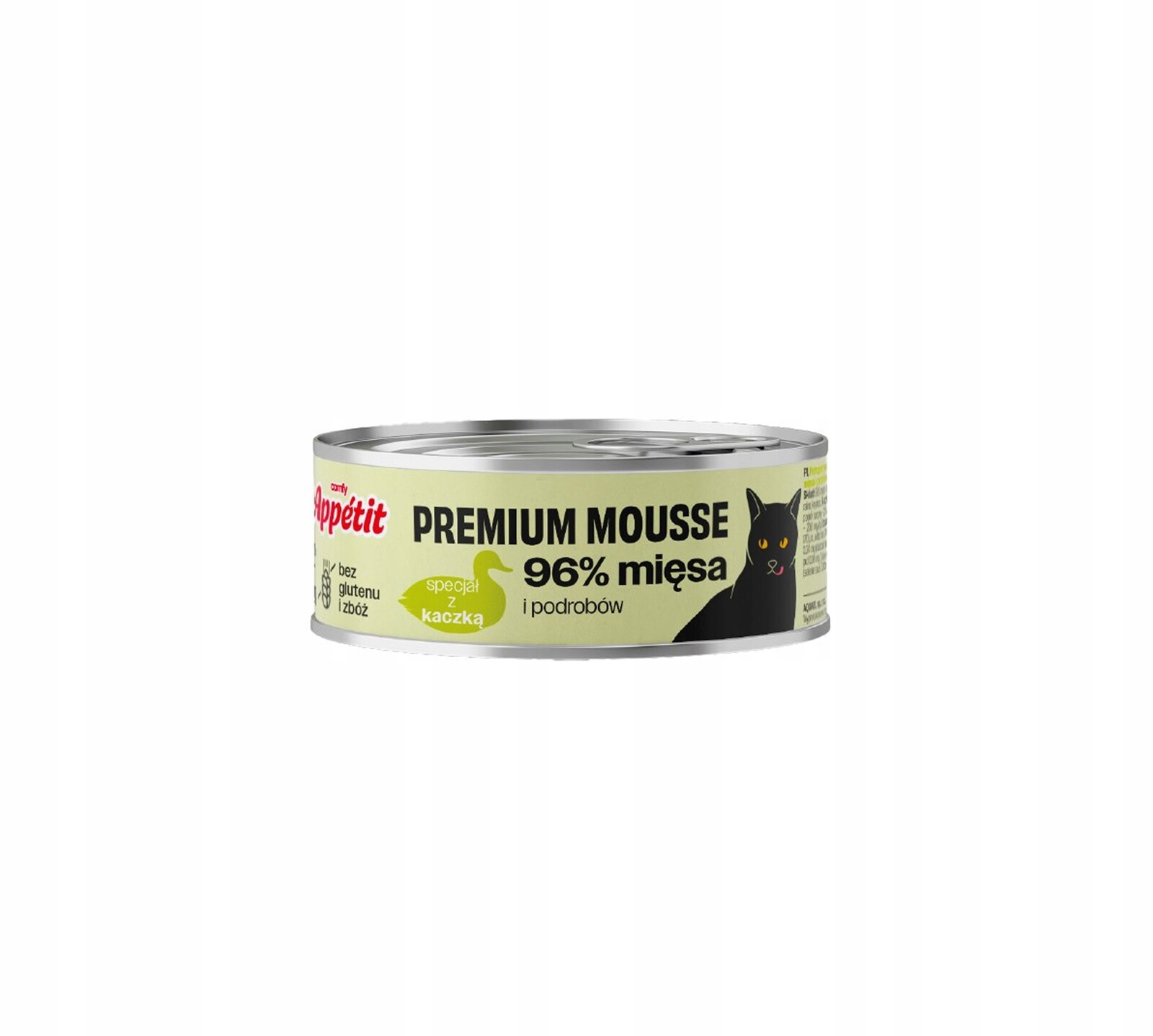Comfy Appetit Premium Mousse Mokré krmivo pro kočky Adult Kachna 24x85 g