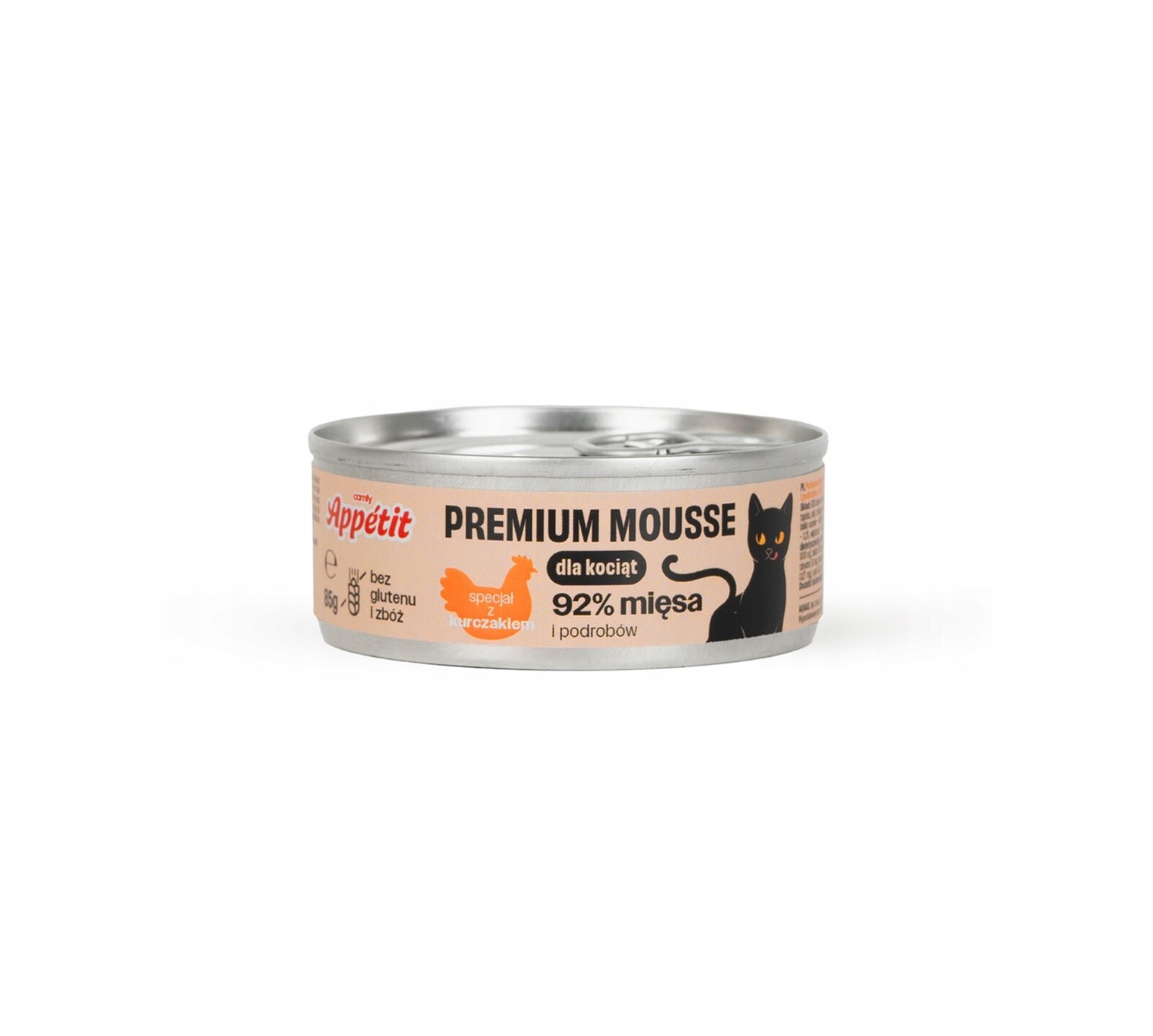 Comfy Appetit Premium Vlhké krmivo Mousse pro koťata Kuře 24x85 g