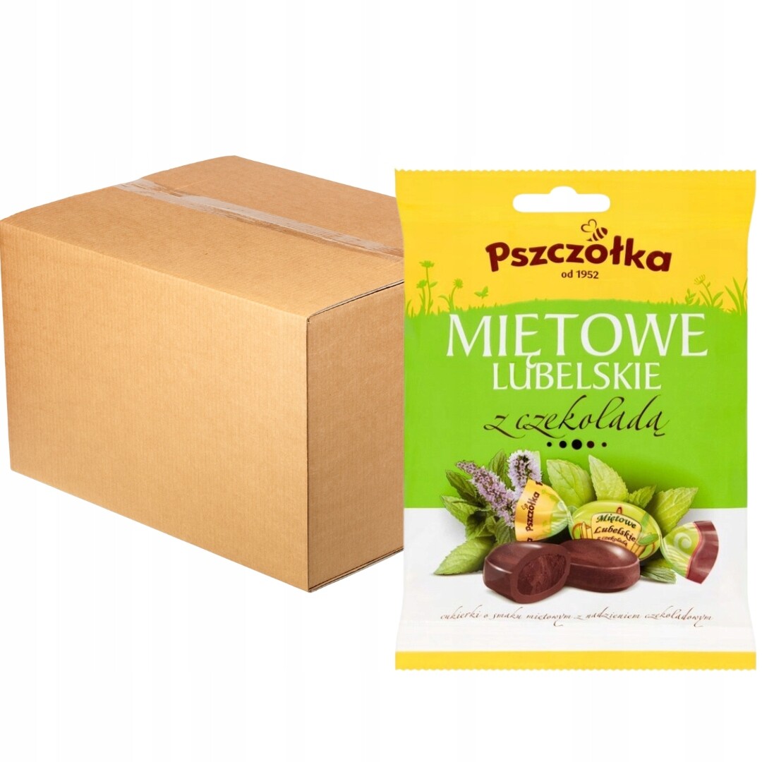 Pszczółka Lublin mátové Bonbóny 100 g x 20 kusů