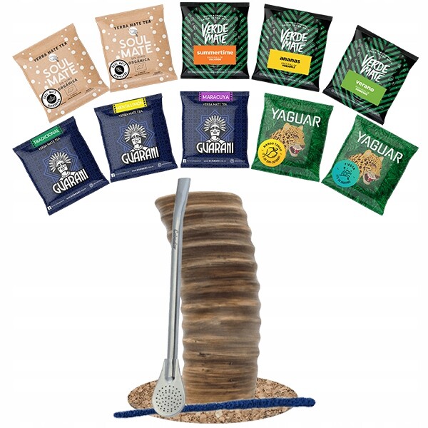 Sada Yerba Mate Tykwa Bombilla 10x50 g 500 g