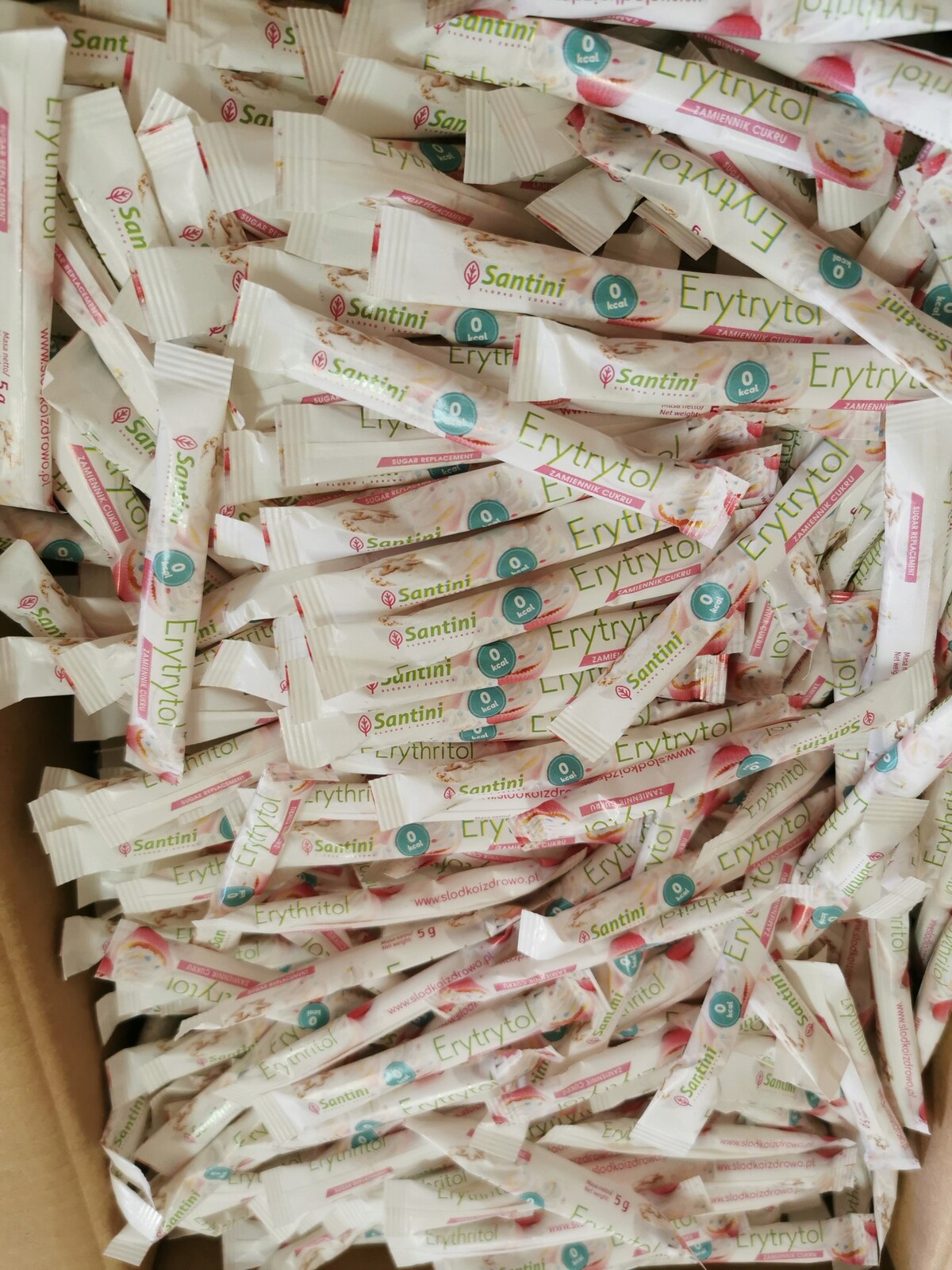 Erythritol sáčky 5 kg (1000 x 5 g), Santini