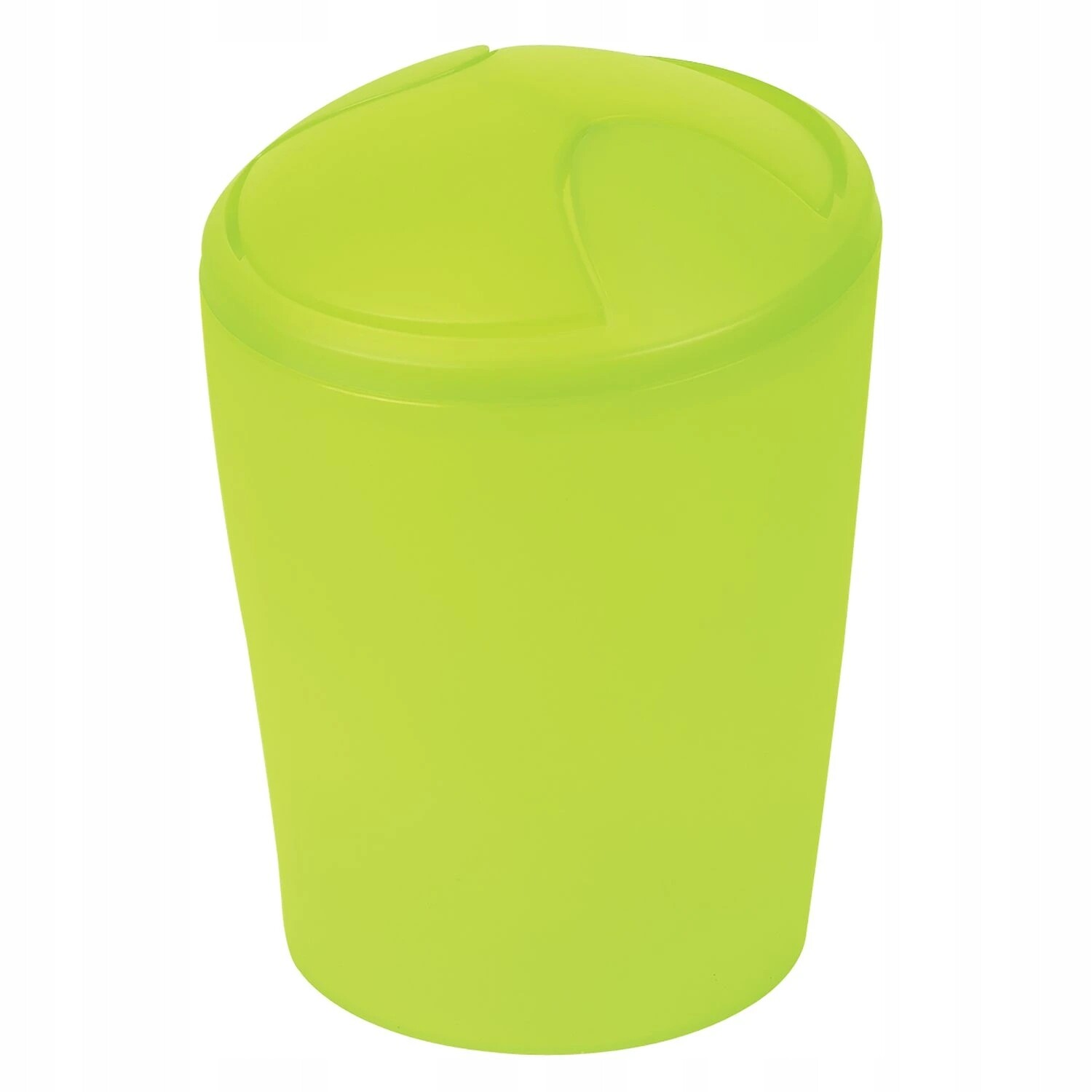 Spirella výklopný odpadkový koš Move, zelený plast, 5 L