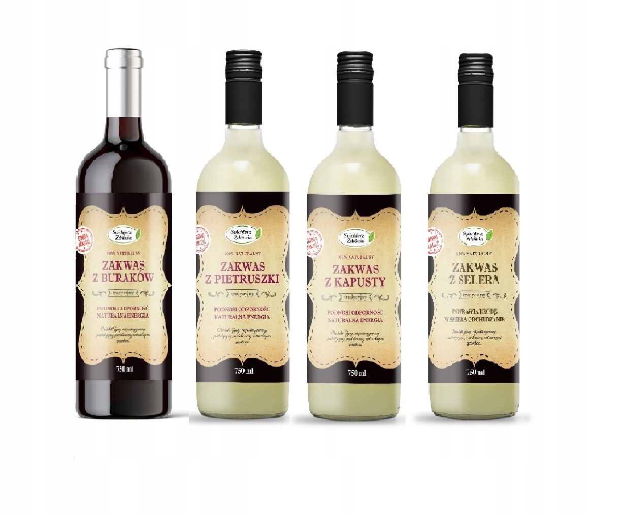 Zdraví Prospěšný Set 4x Kvásek Z Zeleniny Přírodní