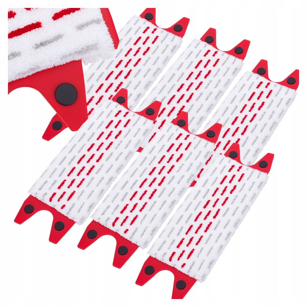 2 x 6 x Vložka Do Mopu Ploché Vložky Do Mopů Absorpční Sada Náhradní VIL