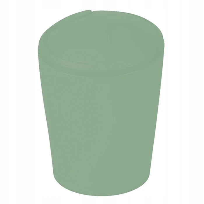 Spirella výklopný odpadkový koš Move, bazalkově zelená, plast, 5 L