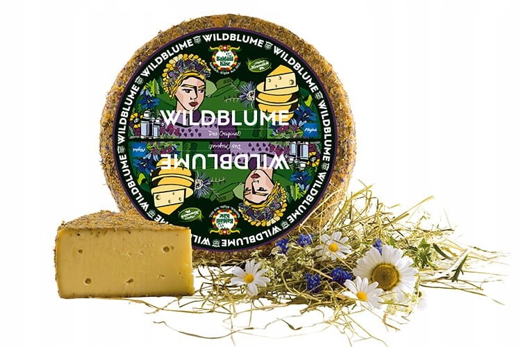 Baldauf Wildblumenkäse Německý sýr v polních květech, kousek cca 500 g