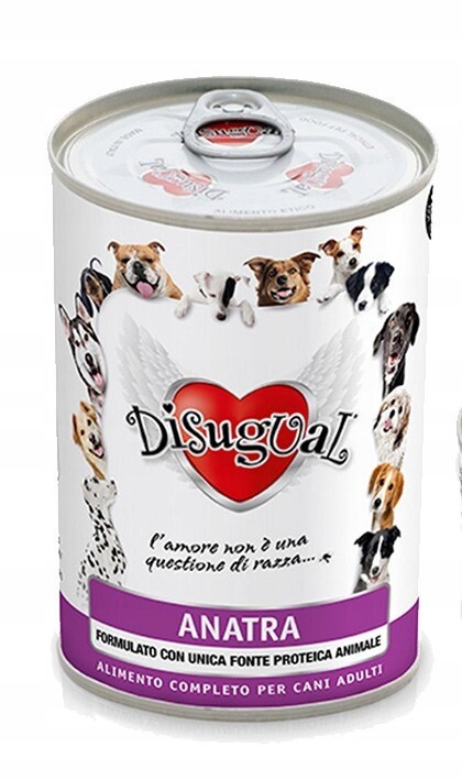 Krmivo Vlhké Disugual Monoproteinová kachna (dospělý) 400 g