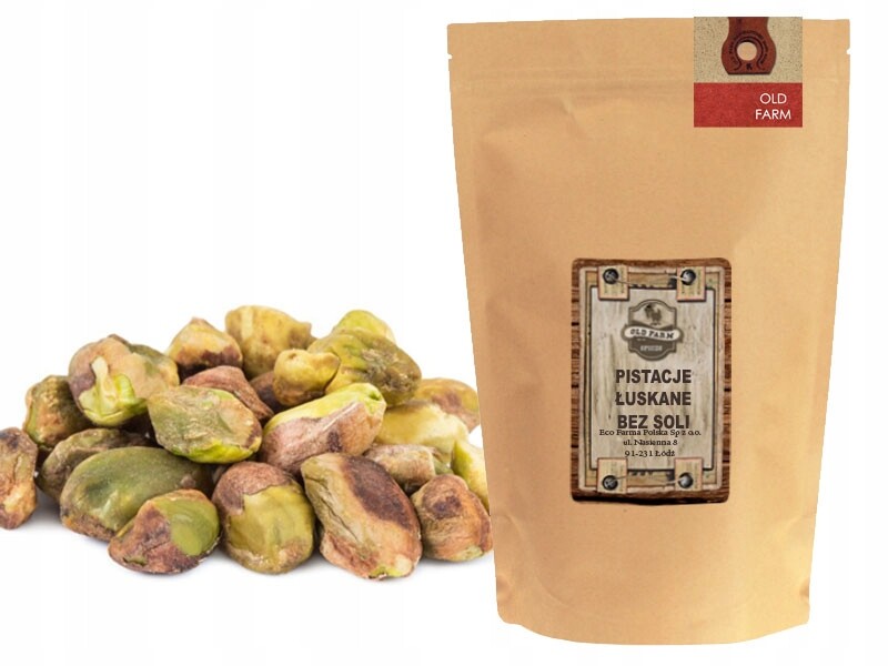 Přírodní Pistácie Loupané Bez Soli 500 G Loupané