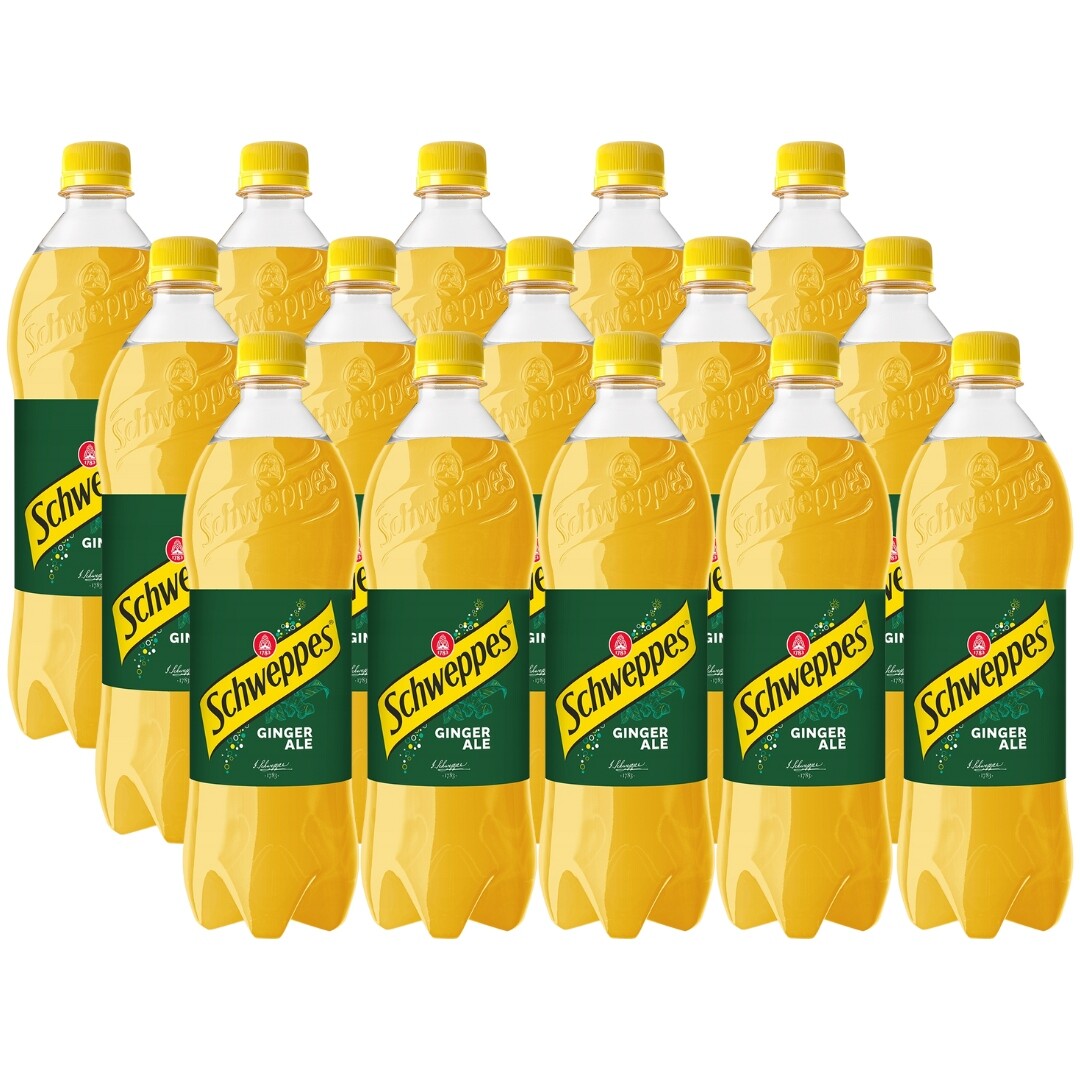 Schweppes Ginger Ale Sycený nápoj 0,85 lx 1 5 kusů