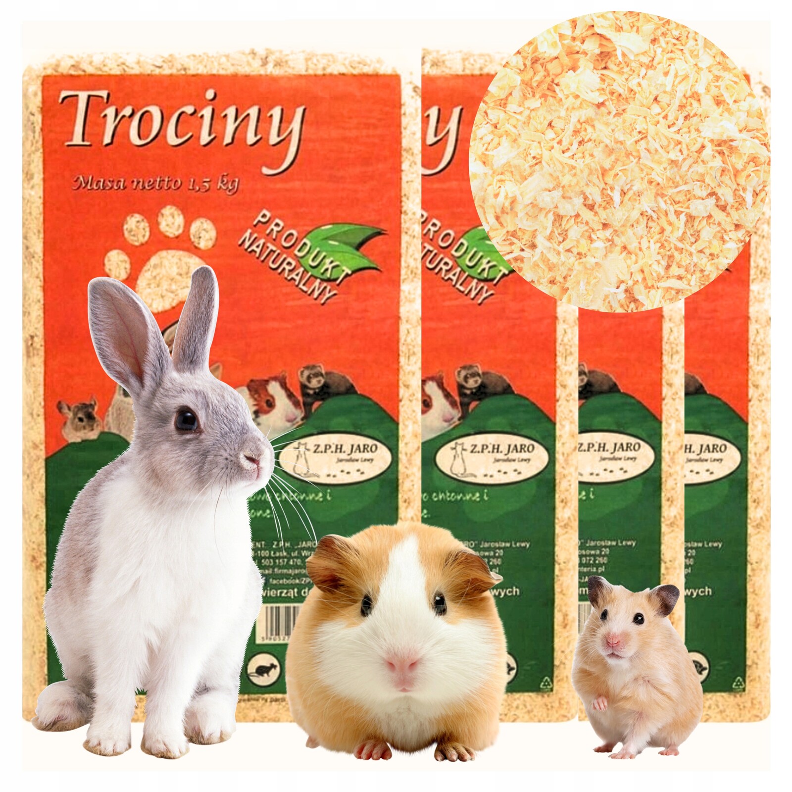 Pilinky Pro Křečka Králíka Prasátka Hlodavců Stelivo Velké OP.180L 6KG Křečků