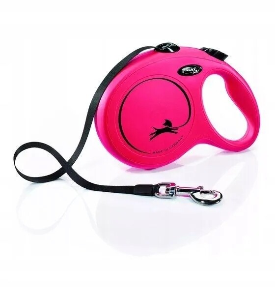 Flexi New Classic Páska L 8 m/50 kg Červená