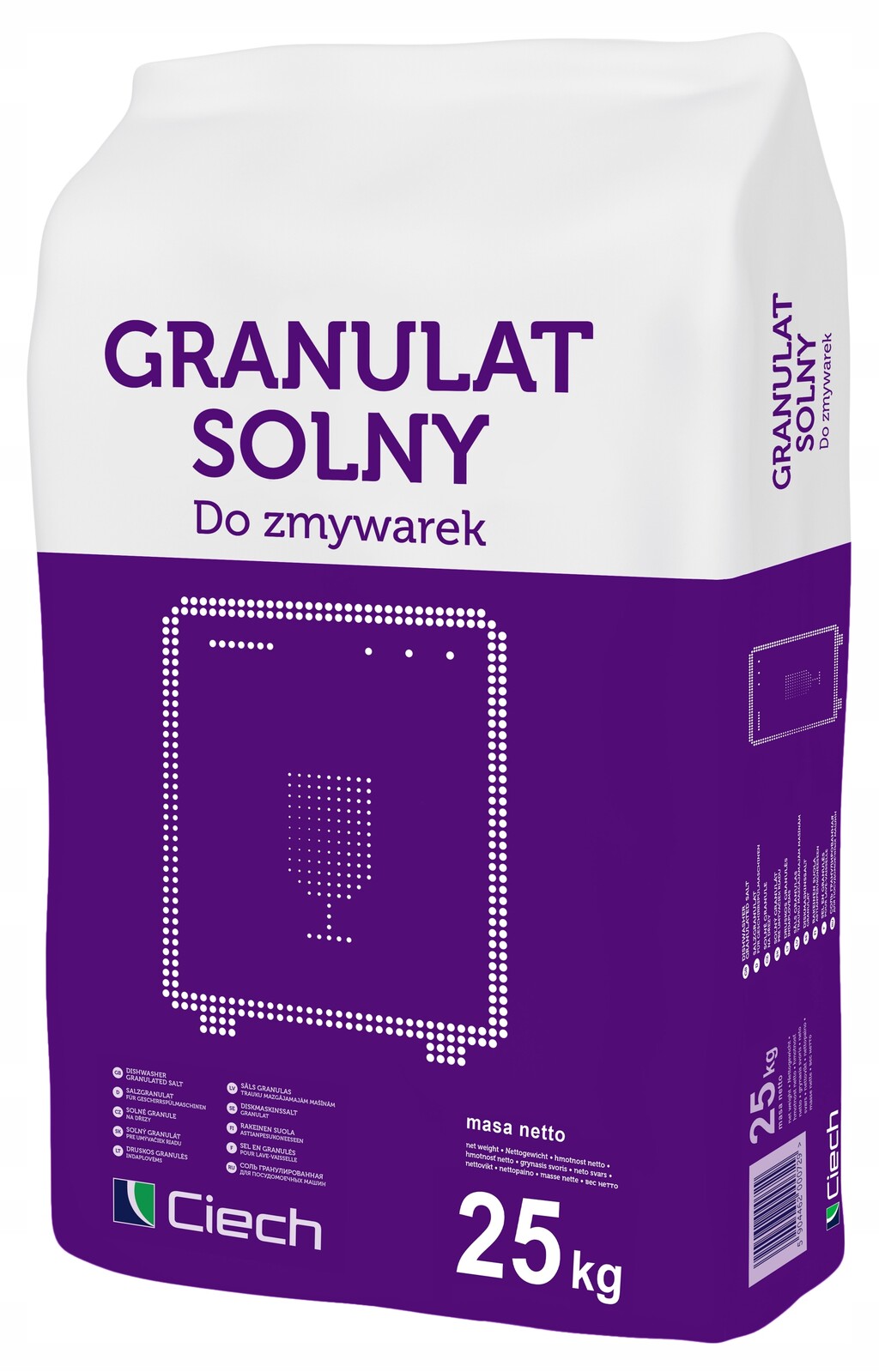Sůl Do Myčky Hrubá Ochranná Sůl Solný Granulát Sáček 25 Kg Ciech