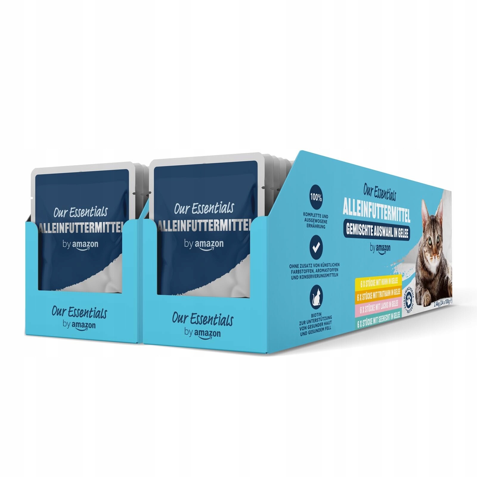 Od Amazon Kompletní Krmivo pro dospělé kočky 48 ks