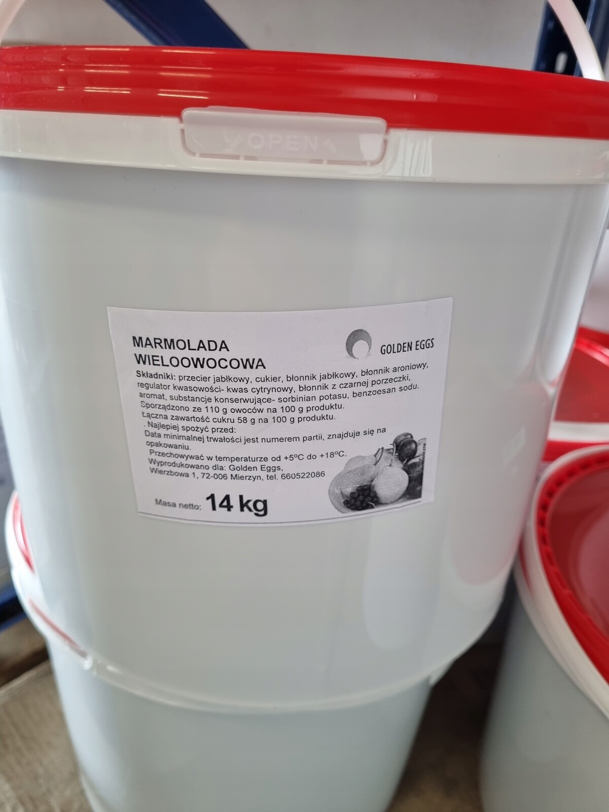 Marmeláda víceplodá 14 kg