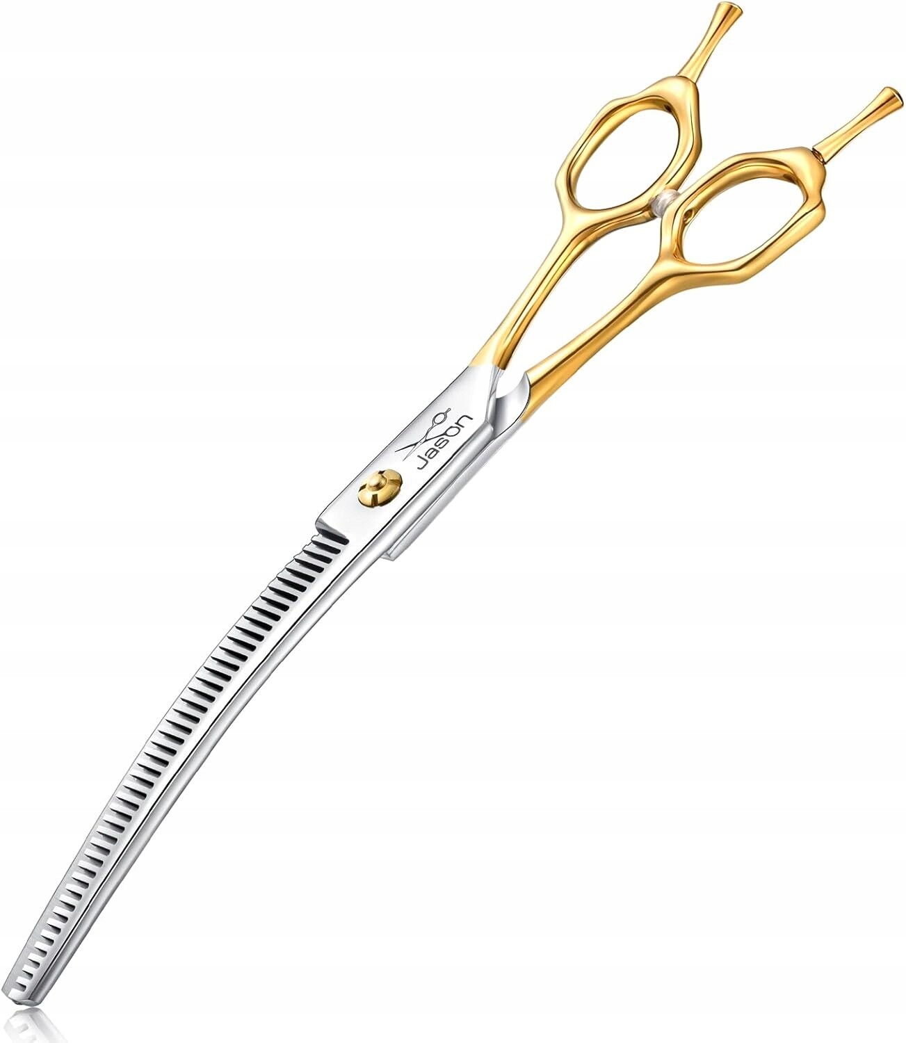 Jason Nůžky na stříhání psů, zahnuté, 7,5