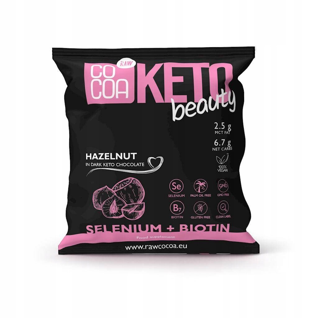 Lískové Ořechy V Keto Čokoládě Dark Beauty 70 g Cocoa
