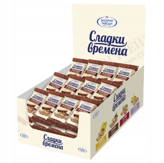 Sweet Times Bulharská medová náplň Mini kakaová chleba 48 x 30 g.