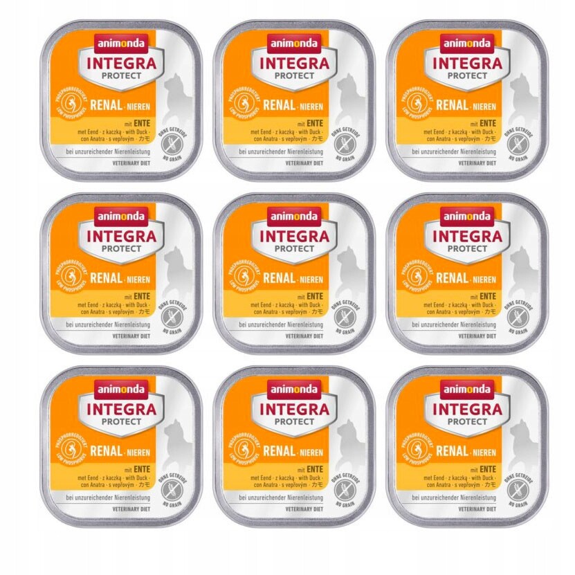 Mokré krmivo pro kočky Animonda Integra Protect Nieren kachna 100 g