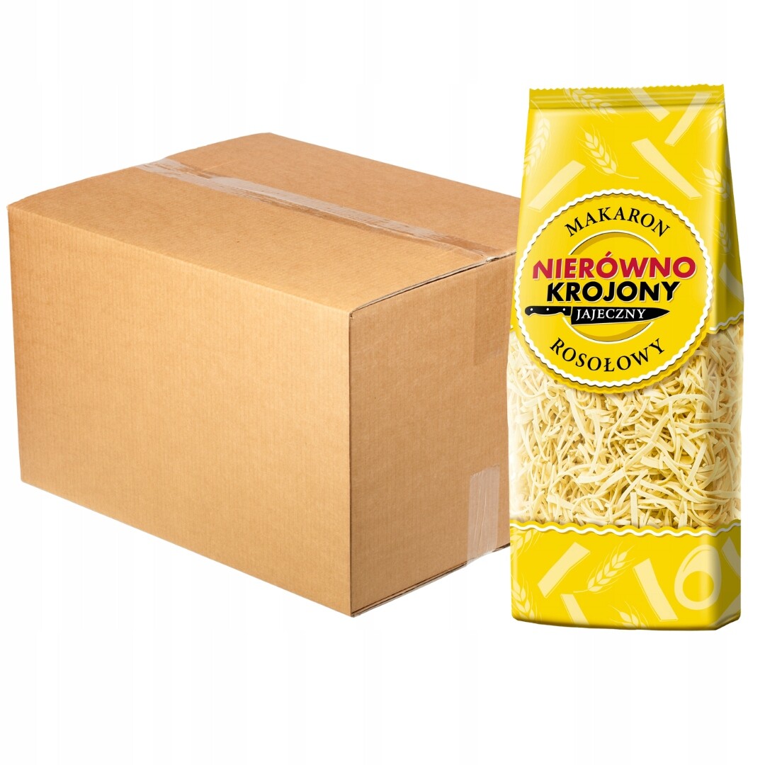 Těstoviny nudle Polmak s vývarem, nerovnoměrně krájené, 250g x 20 kusů