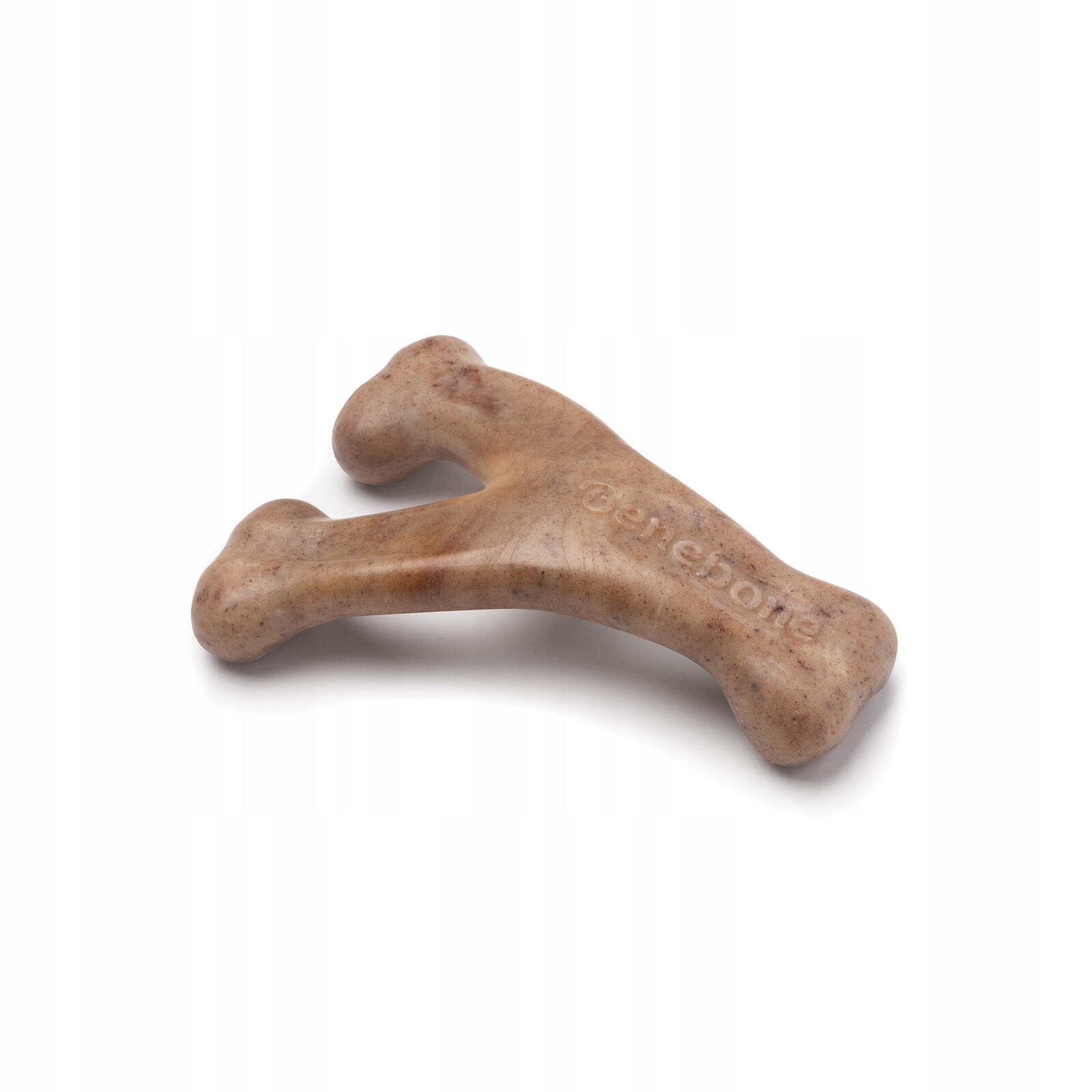 Kousátko pro psa Benebone Puppy Wishbone Bacon S