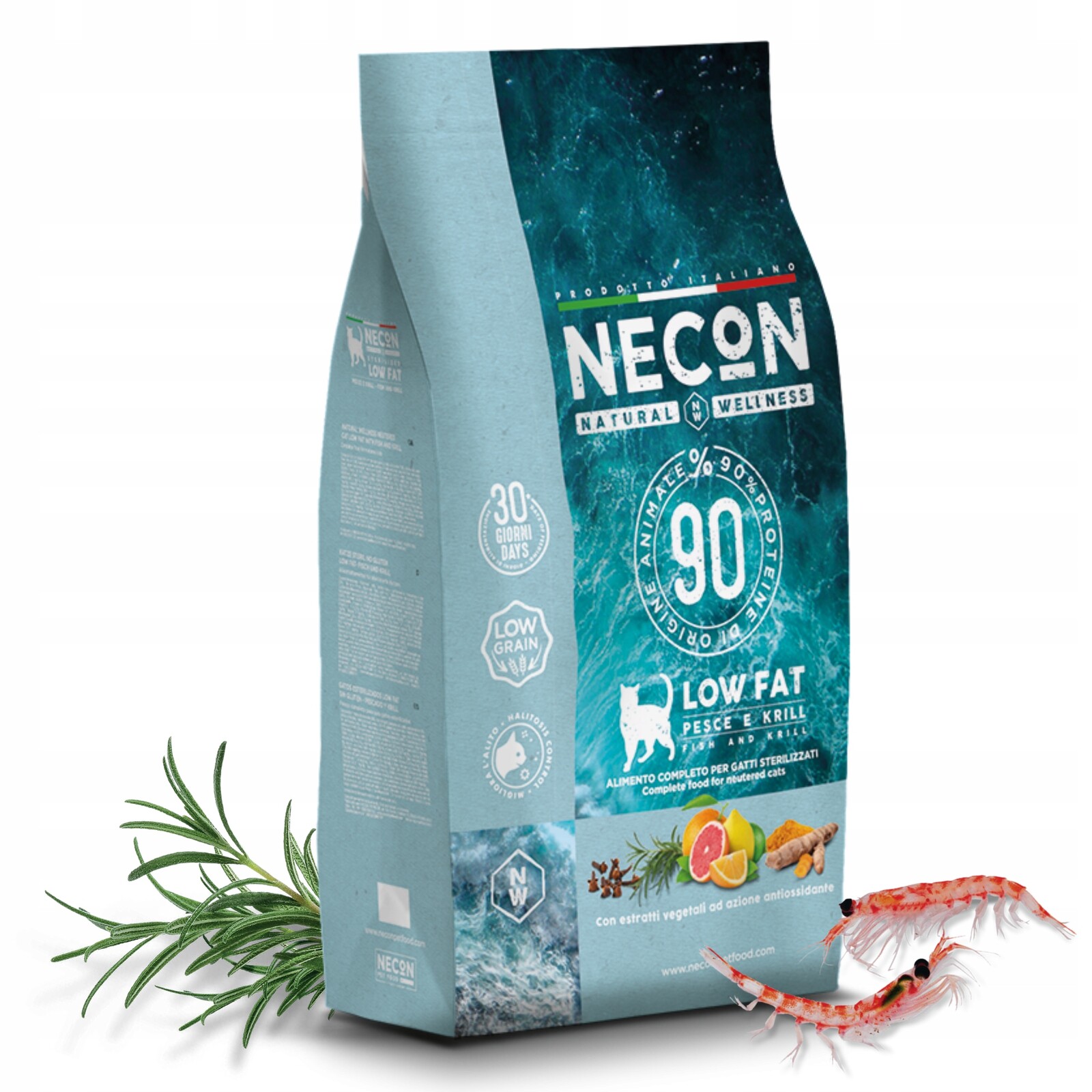 Suché krmivo pro kočky po sterilizaci s krillem a oceánskou rybou 1,5 kg